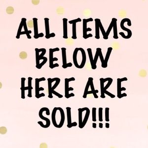 All items below are sold!